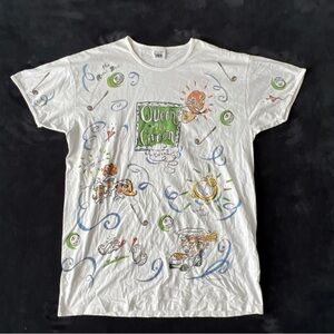 Vintage Graphic Golf Tee - White